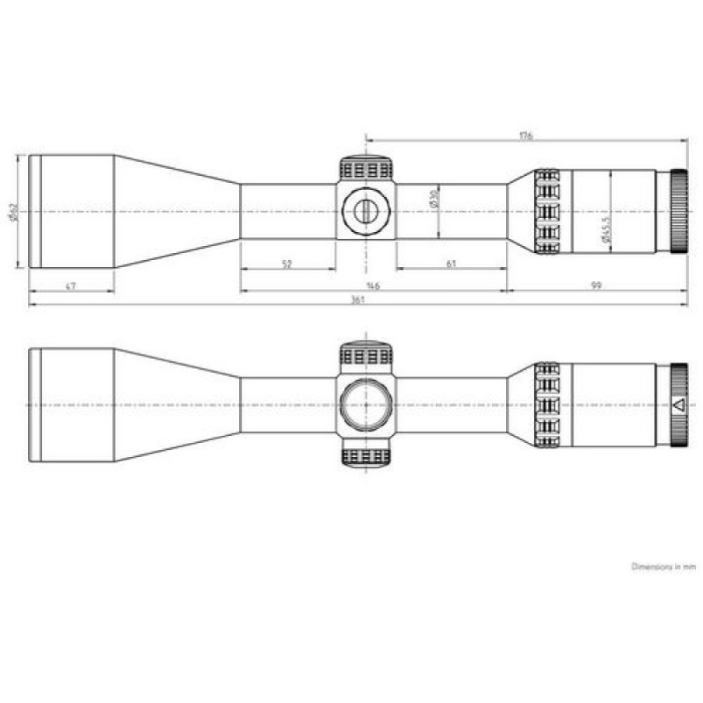 Оптический прицел Kahles Helia 2.4-12x56i L (сетка G4B) с подсветкой