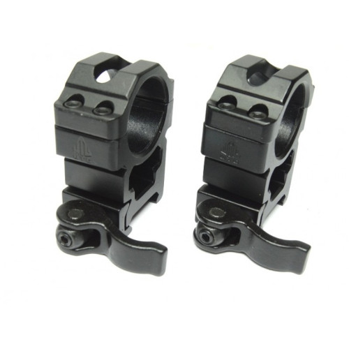 Быстросъемные кольца Leapers UTG под 25,4 мм на Weaver высокие