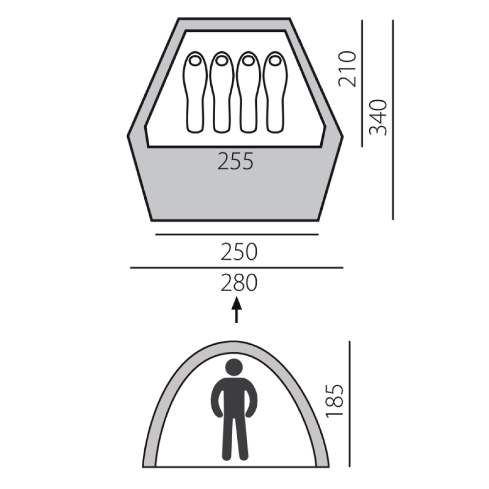 Палатка BTrace Home 4