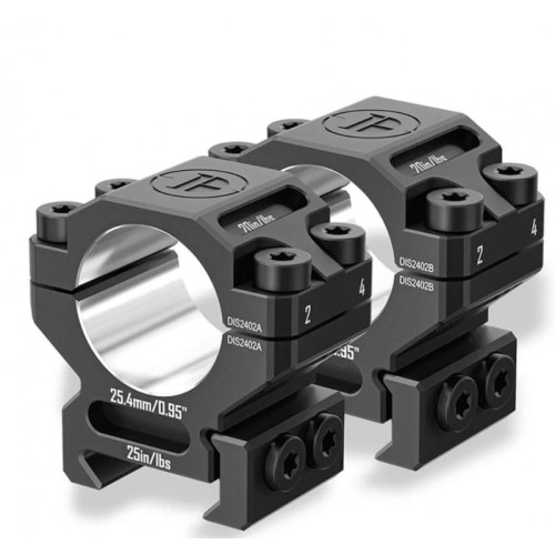 Кольца Discovery 25мм низкие под Picatinny (6061)