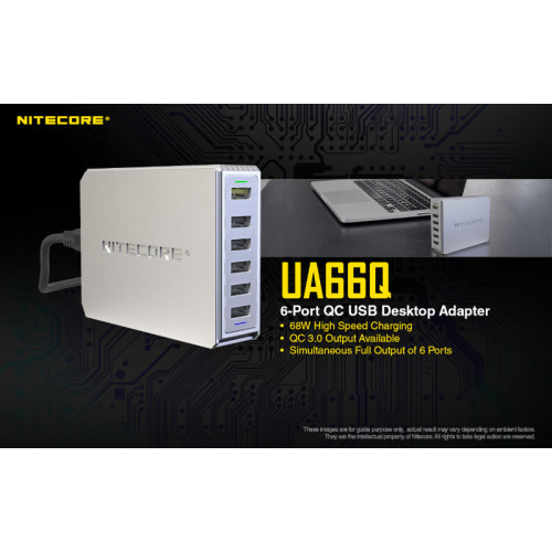 Адаптер USB Nitecore UA66Q 6-портовый
