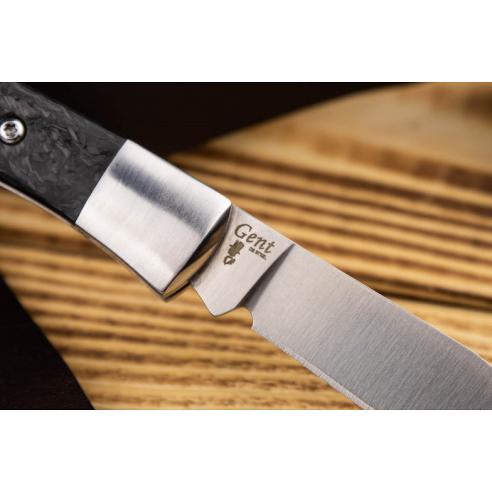 Складной нож Gent D2 Carbon StoneWash