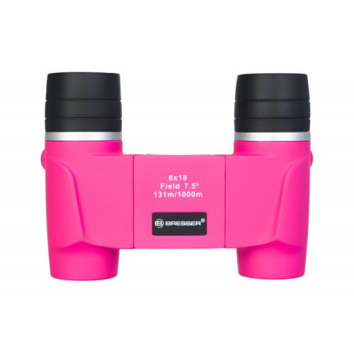 Бинокль детский Bresser Junior 6x18 FF, розовый