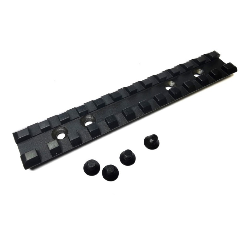 Планка Бизон на Benelli Super Vinci 12/89, Benelli Vinci Black 12/76, Picatinny, L-130 мм, 20 моа