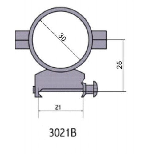 Крепление - кольца 3021 M