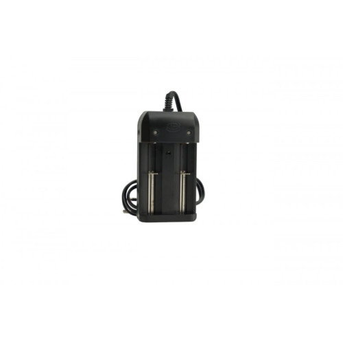 Зарядное устройство для двух аккумуляторов 18650 или CR123 со штекером для авто и USB