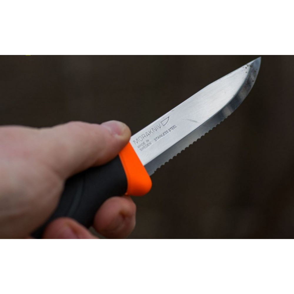Нож Morakniv Companion F Serrated, нержавеющая сталь, 11829