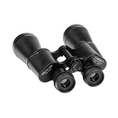 Бинокль БПЦ2 12х45М «Байгыш» с угломерной сеткой, Черный