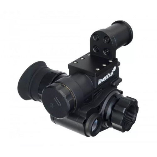 Цифровой монокуляр ночного видения Levenhuk Halo NVM20 Helmet, с креплением на шлем, Черный