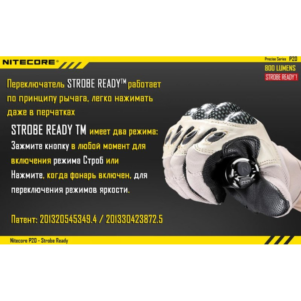 Фонарь Nitecore P20