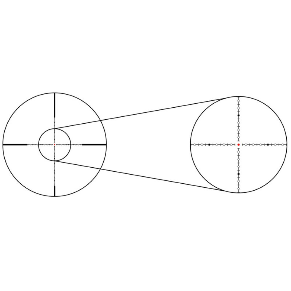 Оптический прицел Gaut Nephrite 6-24x50 SF, сетка 61 (Half MD)