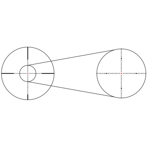 Оптический прицел Gaut Nephrite 6-24x50 SF, сетка 61 (Half MD)