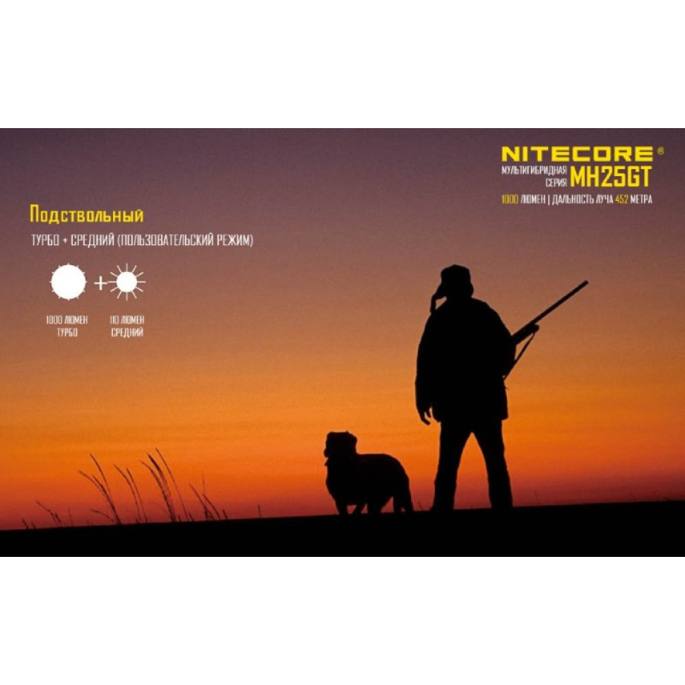 Фонарь Nitecore MH25GT