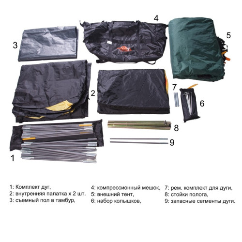 Палатка Alexika Maxima 6 luxe