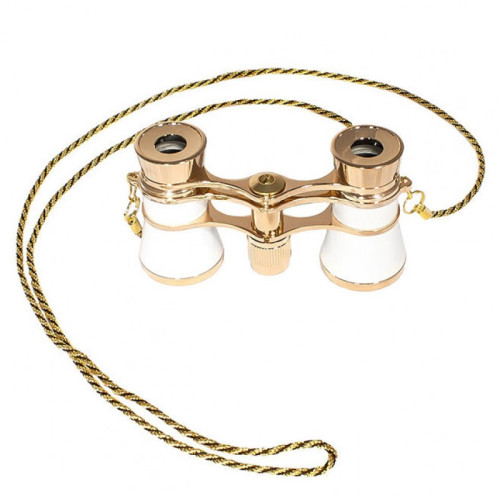 Бинокль театральный STURMAN 3x25, белый, Белый