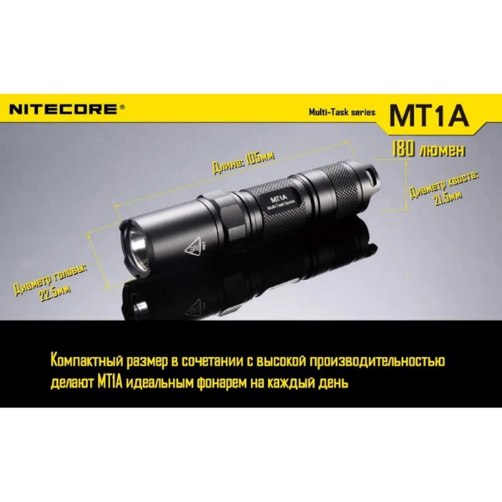 Фонарь ручной Nitecore MT1A