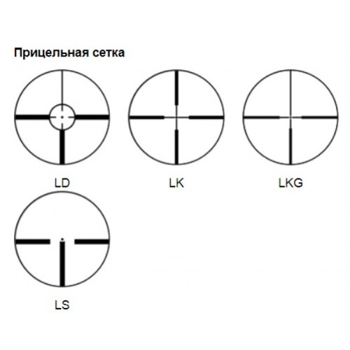 Оптический прицел PV 2-14x42LF с подсветкой, с фокусировкой (LK)
