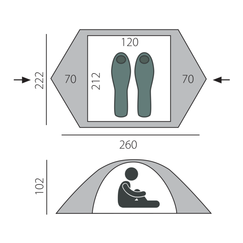 Палатка BTrace Micro