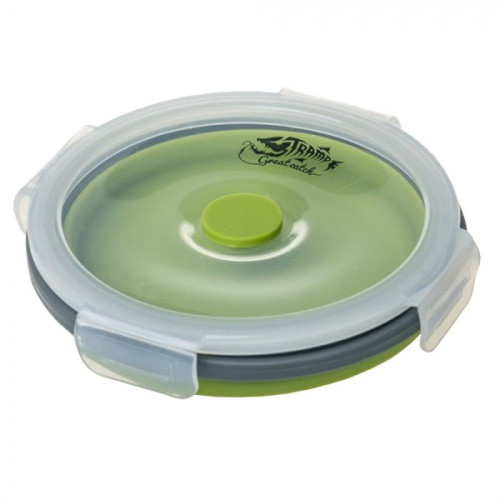 Tramp контейнер складной с крышкой-защелкой 800 мл (оранжевый)