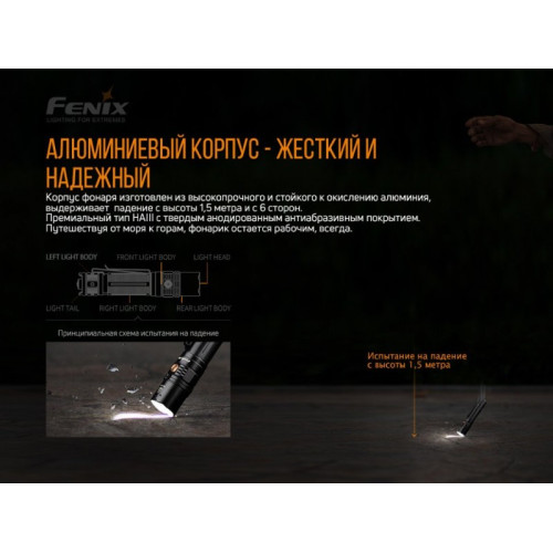 Набор фонарь Fenix PD36R+Fenix E01 V2.0