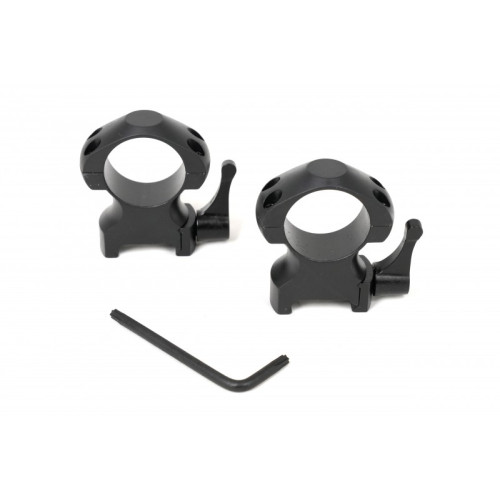 Кольца Arkon 25,4 мм быстросъемные на weaver / Аркон 25,4 мм быстросъемные на вивер стальные, низкие