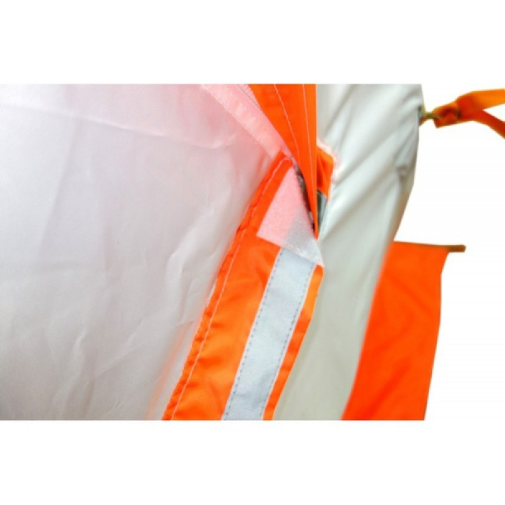 Палатка Пингвин Призма Премиум бело-оранжевый