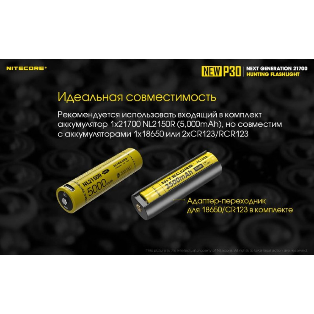 Фонарь Nitecore P30 2019