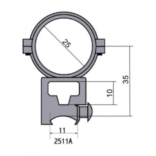 Крепление - кольца 2511 A