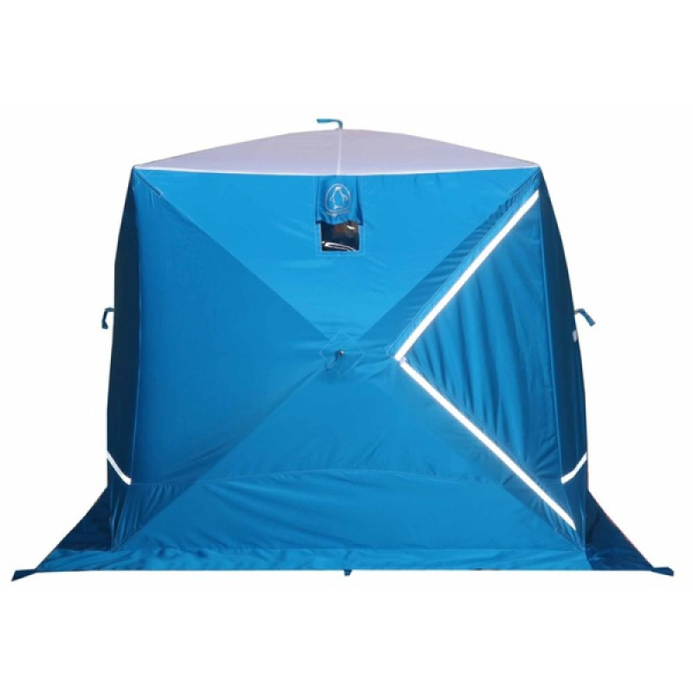 Палатка Пингвин Призма Премиум Strong бело-синий