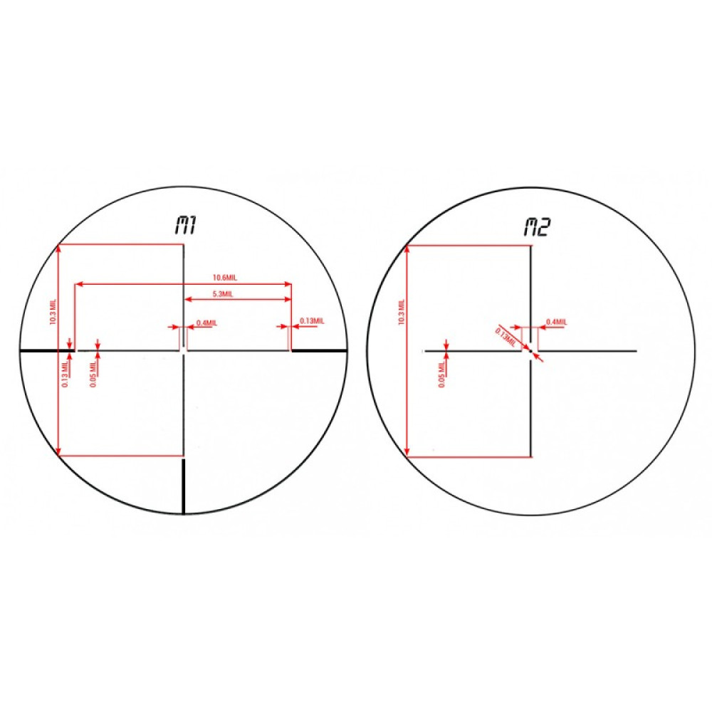 Оптический прицел Konuspro EL-30 4-16x44, 10 сменных прицельных сеток