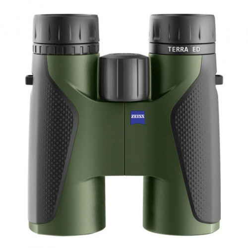 Бинокль Carl Zeiss TERRA ED 10x42, черно-зеленый, Черно-Зеленый