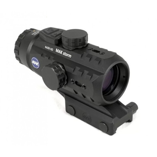 Призматический прицел MAKstorm 4x30i HD, Черный