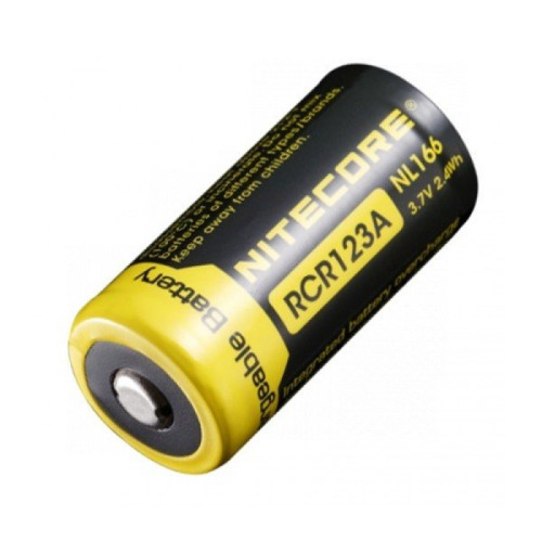 Аккумулятор Nitecore NL166 RCR123/16340 Li-ion 3.7v (650mAh)