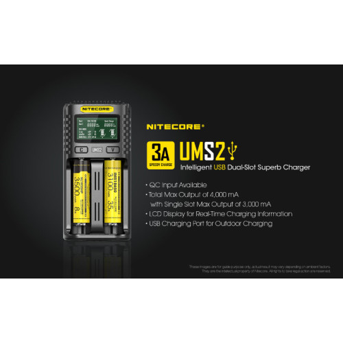 Зарядное устройство Nitecore UMS2