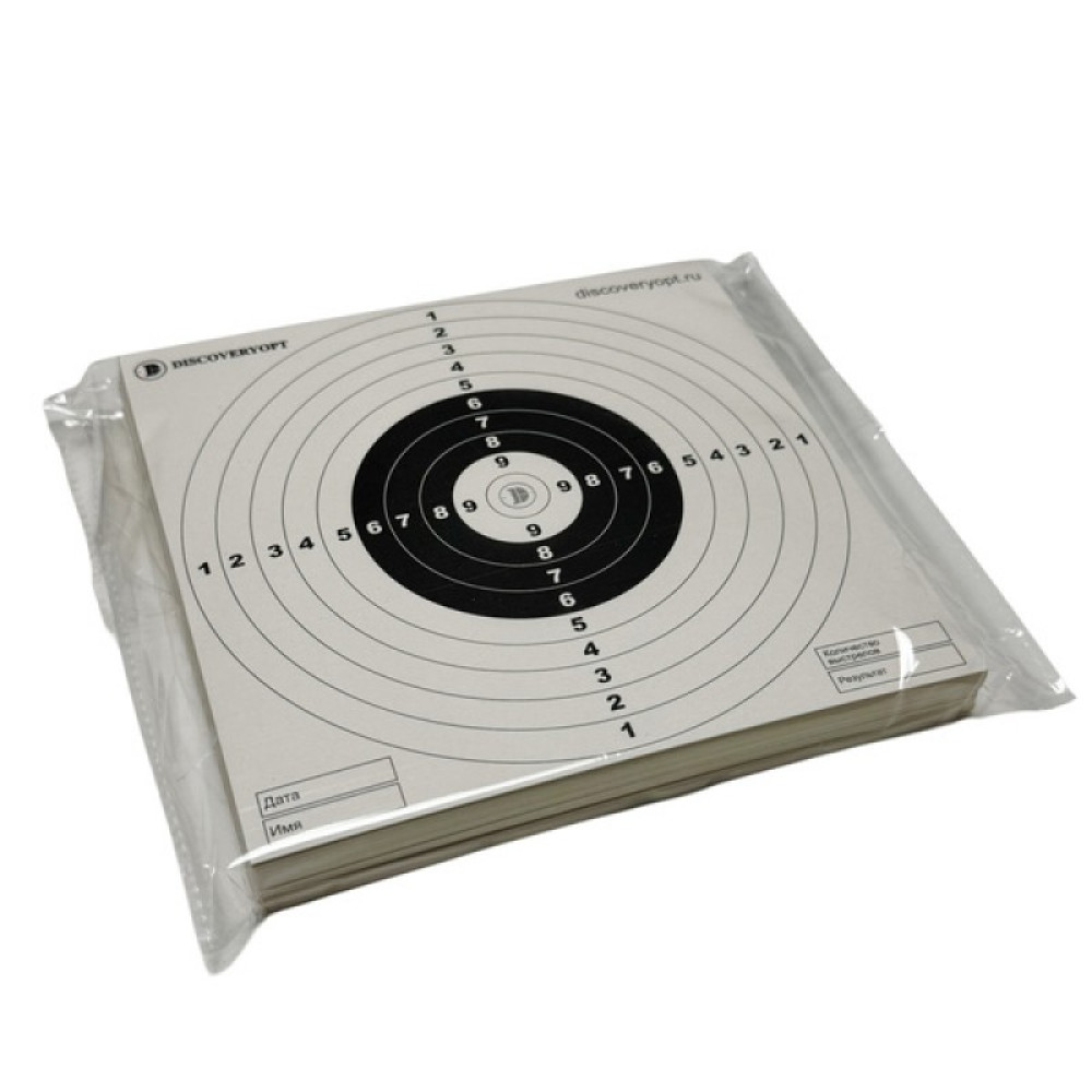 Мишень Discovery Черно-белая 14х14 (50шт.)