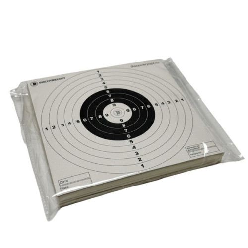 Мишень Discovery Черно-белая 14х14 (50шт.)