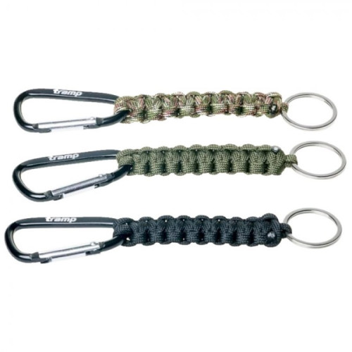 Tramp брелок паракордовый для ключей (карабин/кольцо для ключей) (камуфляж)