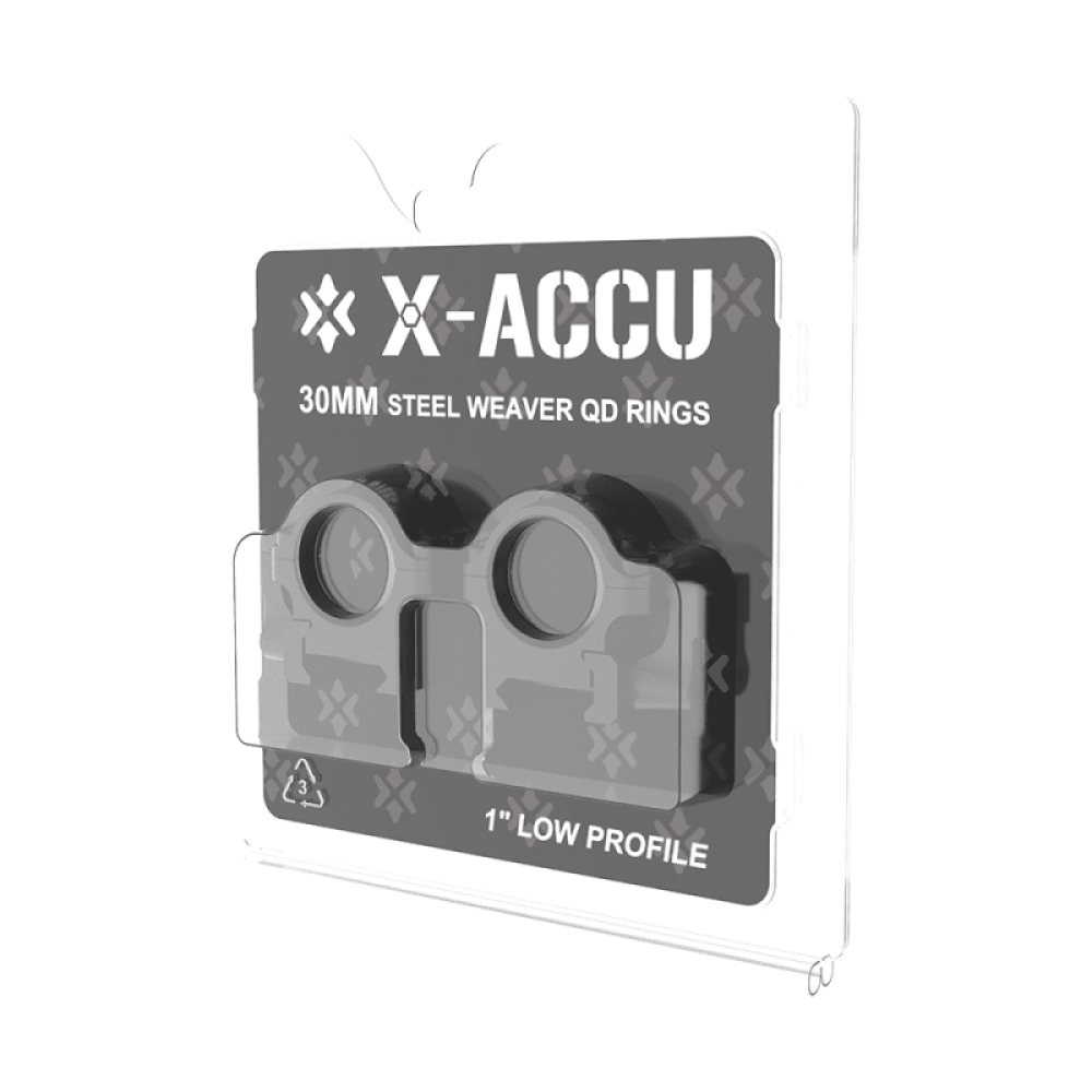 Быстросъёмные кольца для прицелов Vector Optics X-ACCU 30мм Weaver QD 1 дюйм