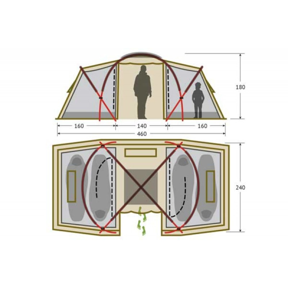 Палатка Alexika Indiana 4