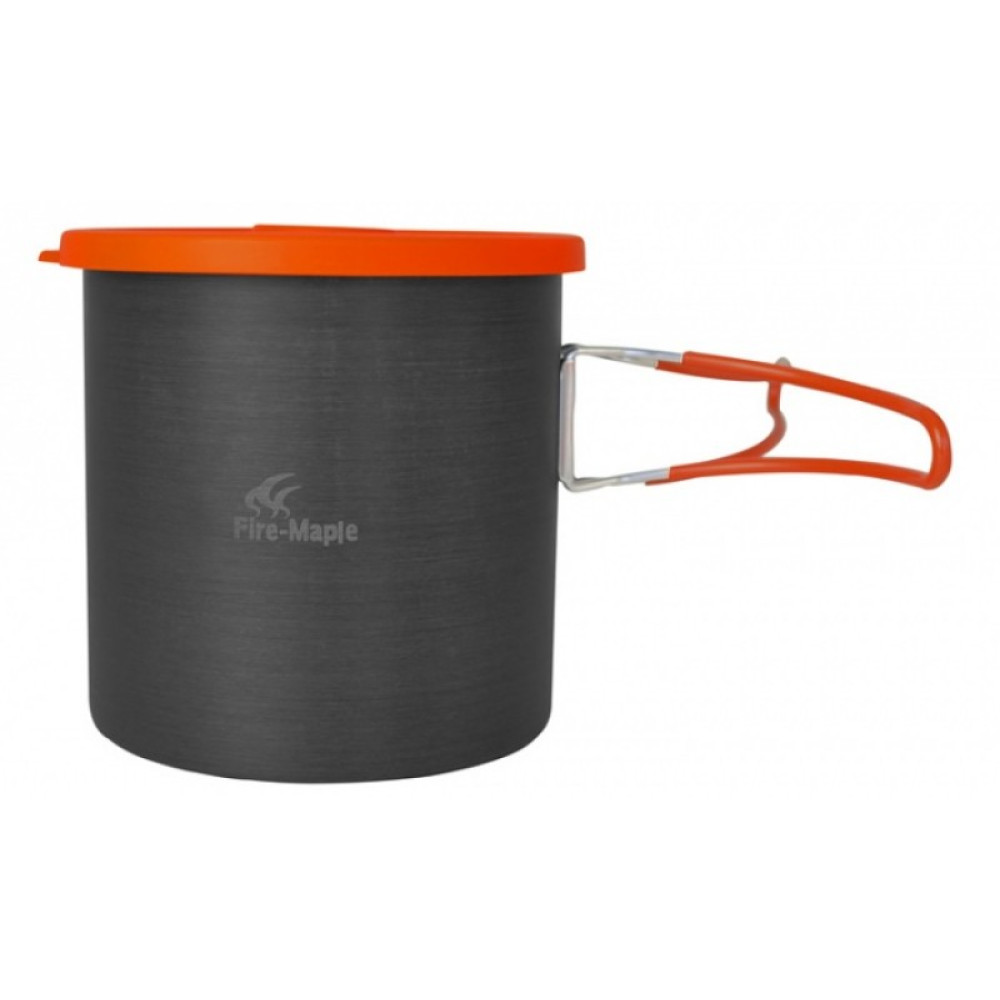 Литровый котелок fire-maple fws-k6 с мягкой крышкой. Fws-k6