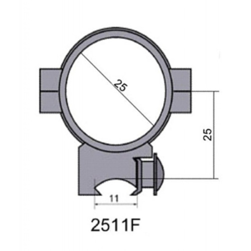Крепление - кольца 2511 F