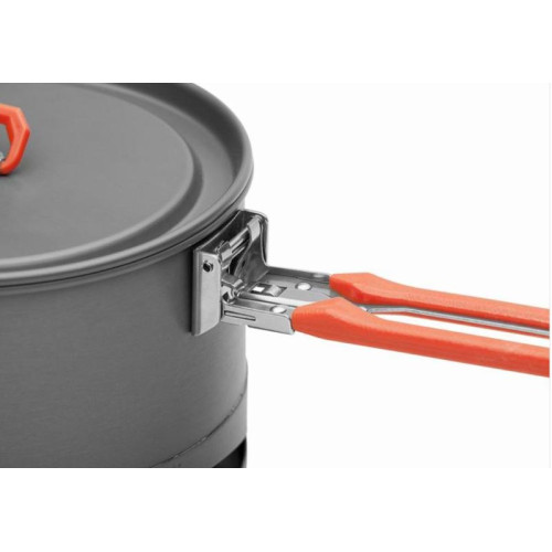 Котелок с крышкой и теплообменником Feast k2