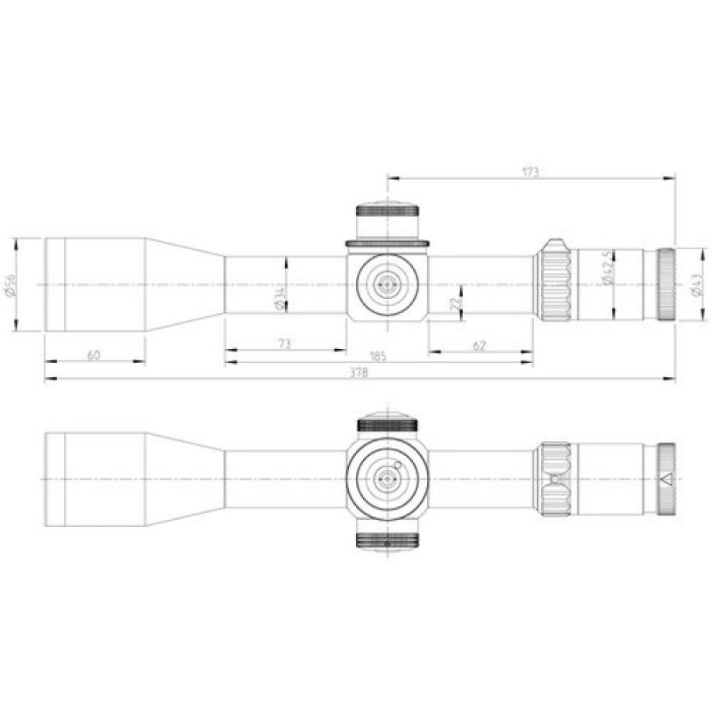 Оптический прицел Kahles K312i 3-12x50 CW (сетка MIL7) с подсветкой