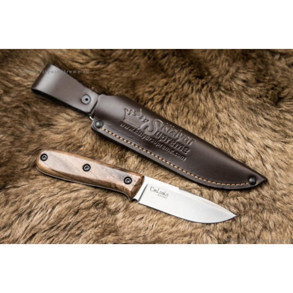 Туристический нож Colada AUS-8 StoneWash Орех