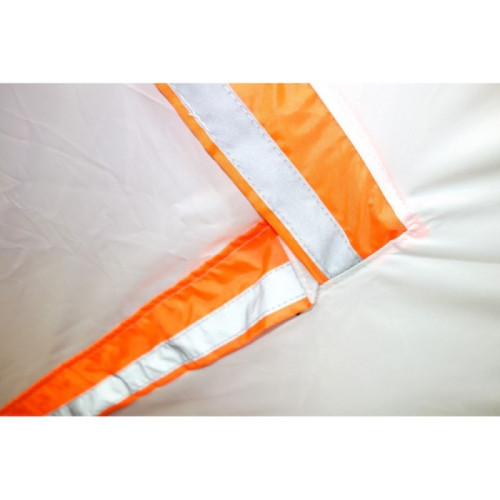 Палатка Пингвин Призма Премиум бело-оранжевый