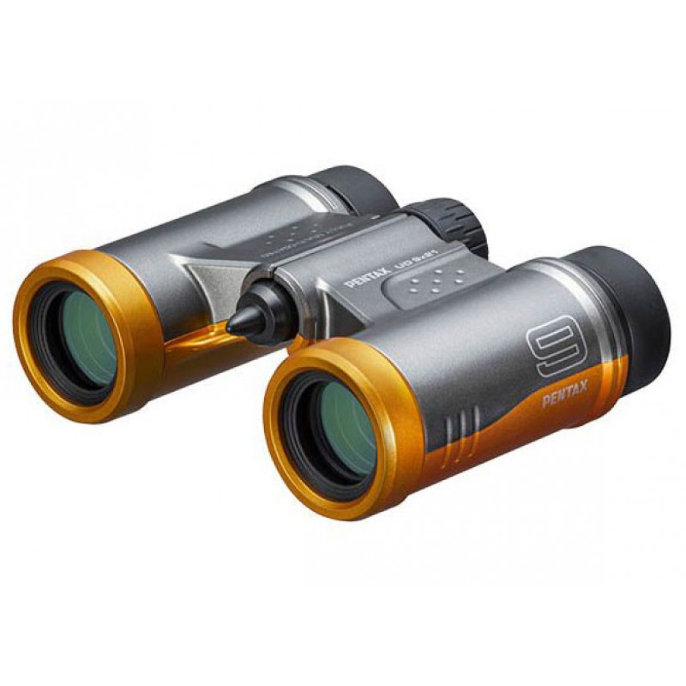 Бинокль PENTAX UD 9x21, серо-оранжевый, Серо-оранжевый