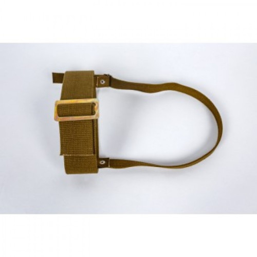 Крепления брезент Маяк (носковой и пяточный ремень, коричневый)