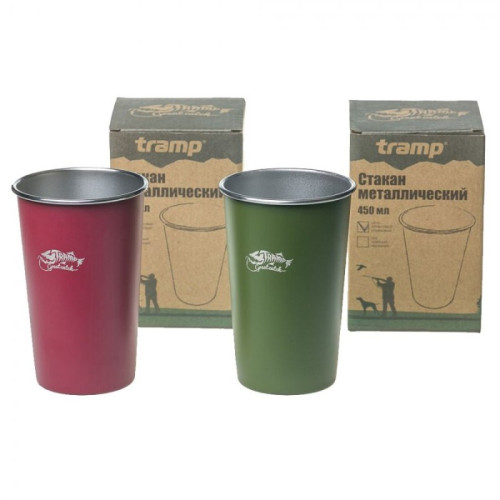 Tramp стакан металлический TRC-099 450 мл (оливковый)