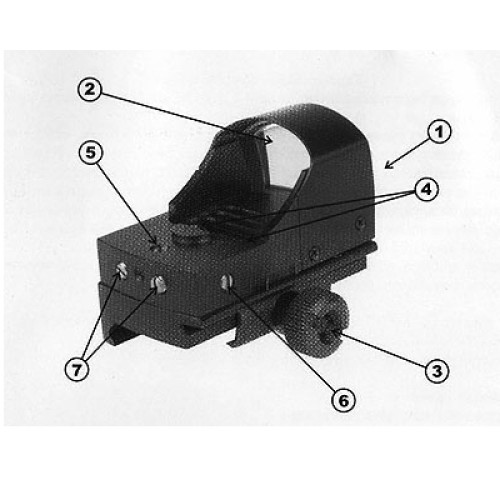 Коллиматорный прицел Veber RM123 DVT11