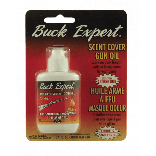 Масло Buck Expert оружейное - нейтрализатор запаха (кедр)